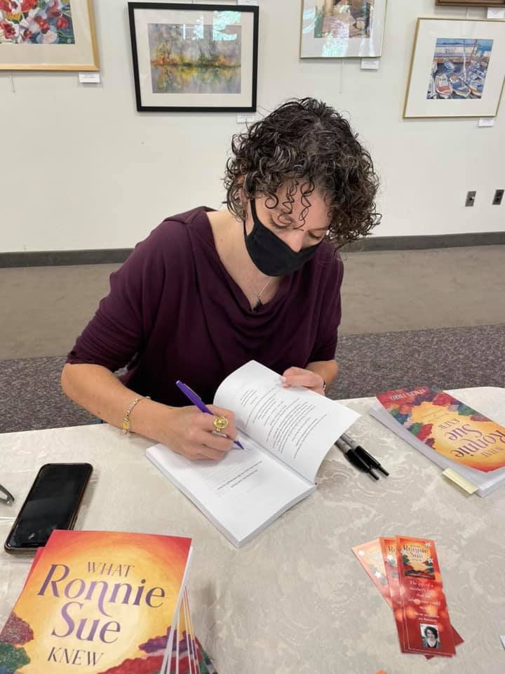 My very first book signing