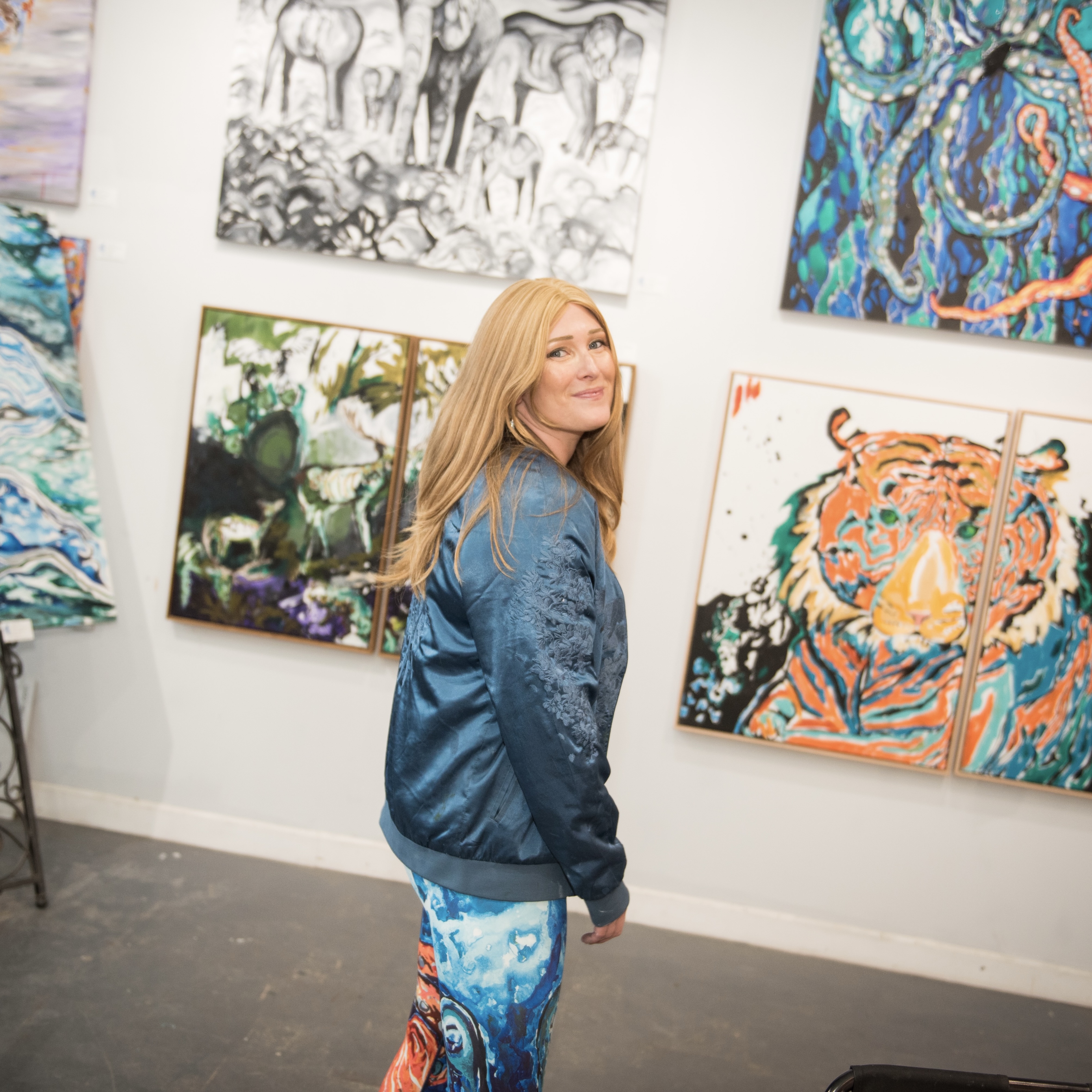 The Geriatric Gymnast chats with painter Tessa Lang